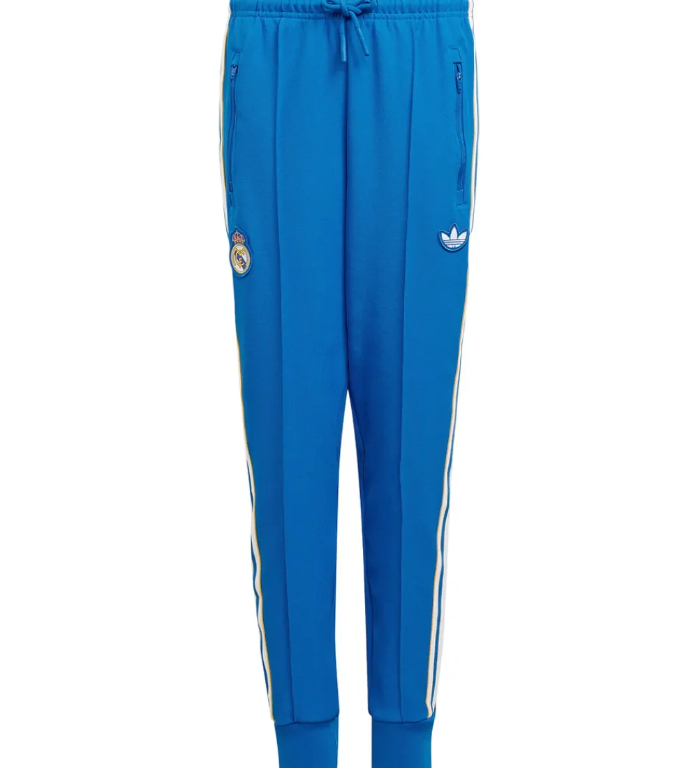 adidas Originals Fodbold|Bukser - Real Madrid - Blue Bird/Hvid