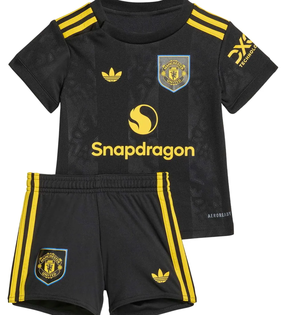 adidas Originals Fodboldtrøjer|Fodboldshorts>Fodboldsæt - Manchester United 25/26 3. Sæt - S