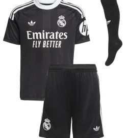 adidas Originals Fodboldtrøjer|Fodboldshorts|Fodboldsæt - Real Madrid 3. Målmand - Sort