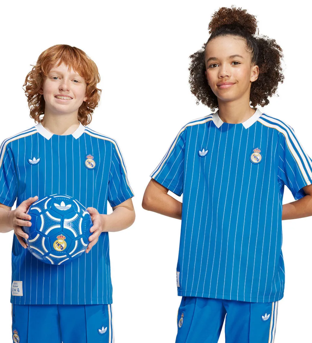 adidas Originals Fodboldtrøjer|Fodbold|Fodboldtrøje - Real Madrid - BLUBIR/WHITE