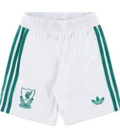 Børn adidas Originals Fodboldshorts|Fodbold>Shorts - Liverpool 25/26 3. Sæt - Hvid
