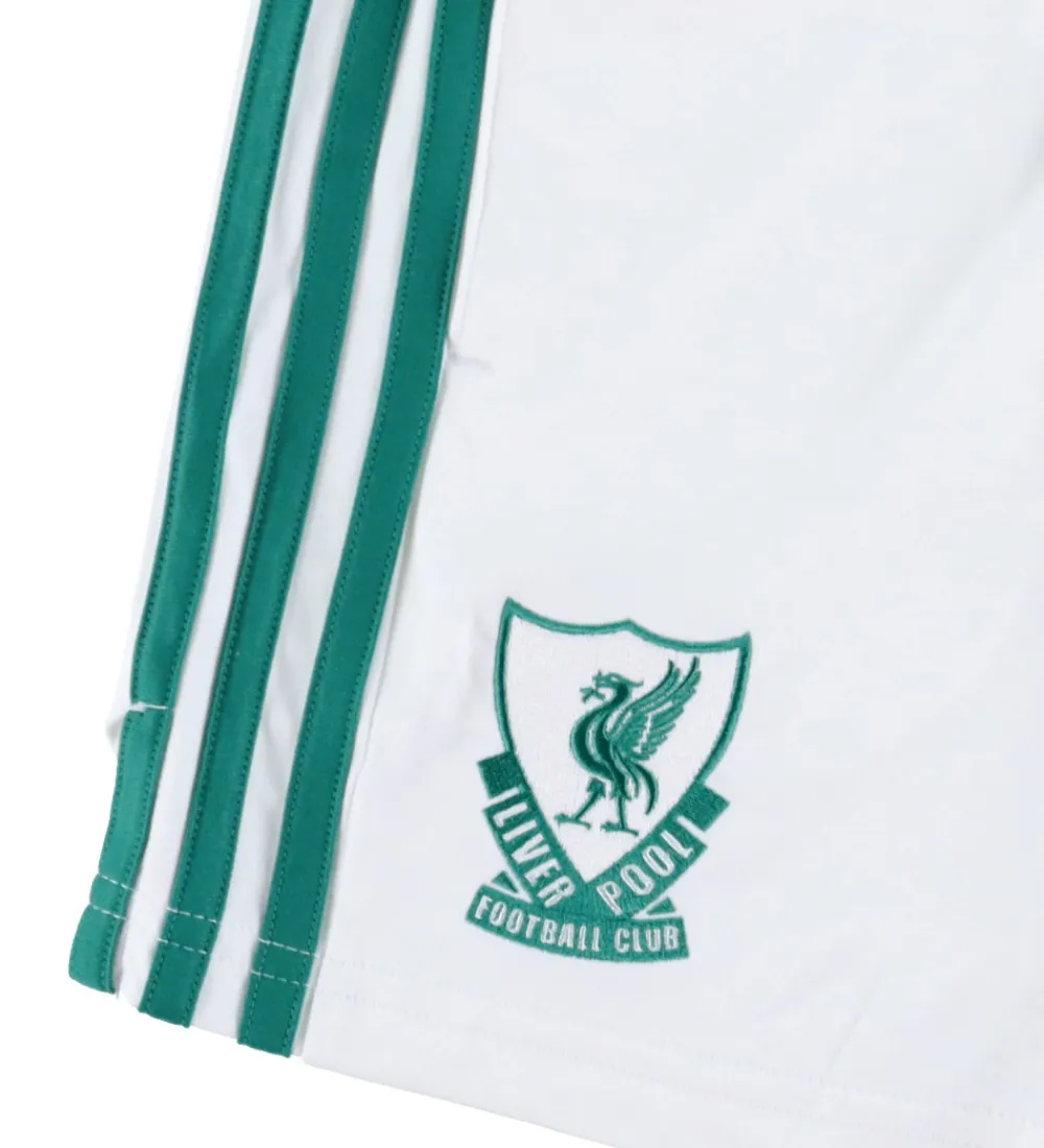 Børn adidas Originals Fodboldshorts|Fodbold>Shorts - Liverpool 25/26 3. Sæt - Hvid