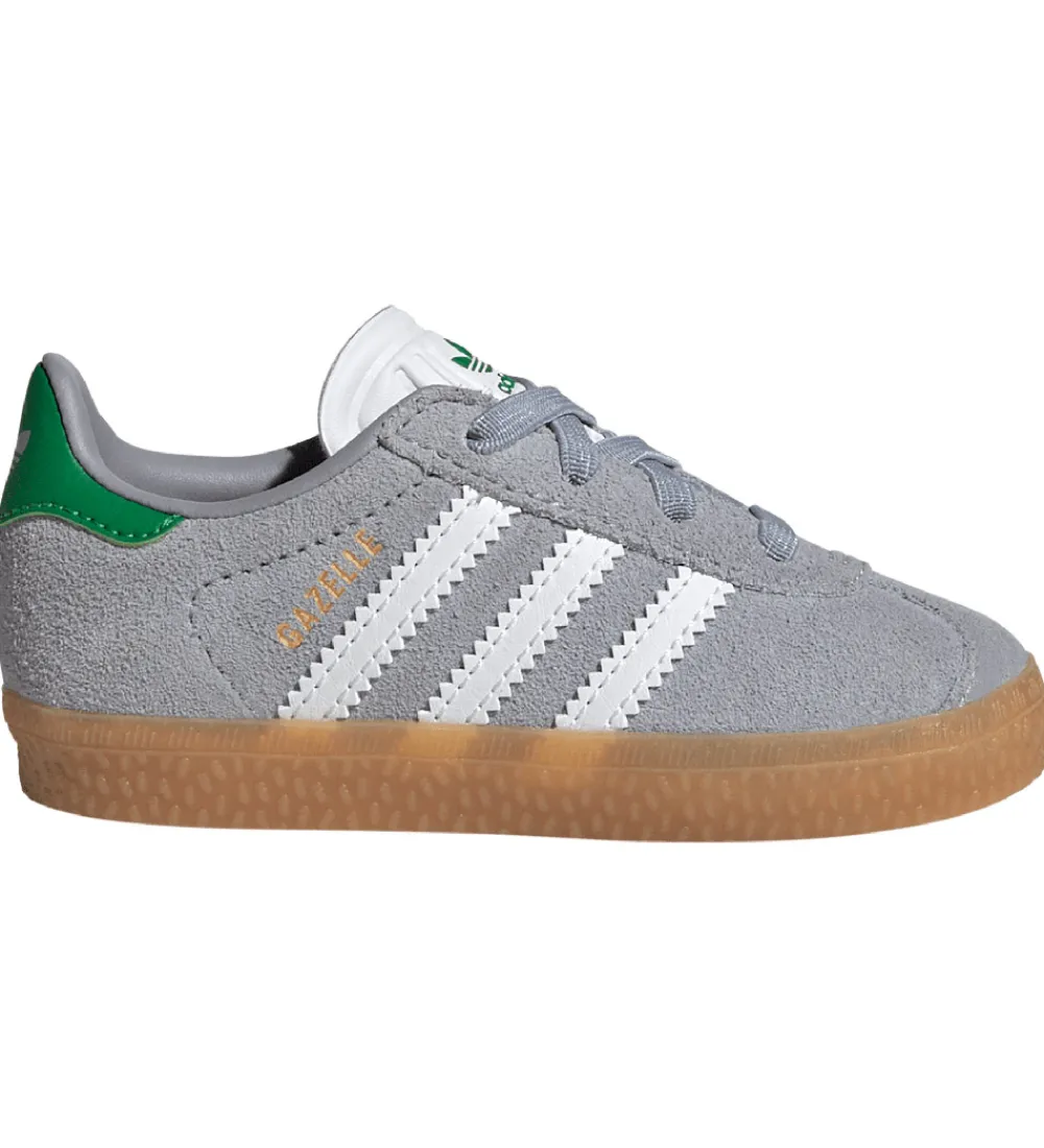 Børn adidas Originals Sneakers|Børnesko Og Babysko|Sko - Gazelle CF EL I - HALSIL/FTWWHT/GREEN