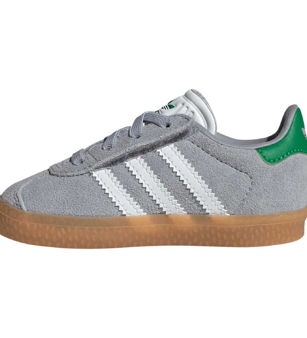 Børn adidas Originals Sneakers|Børnesko Og Babysko|Sko - Gazelle CF EL I - HALSIL/FTWWHT/GREEN