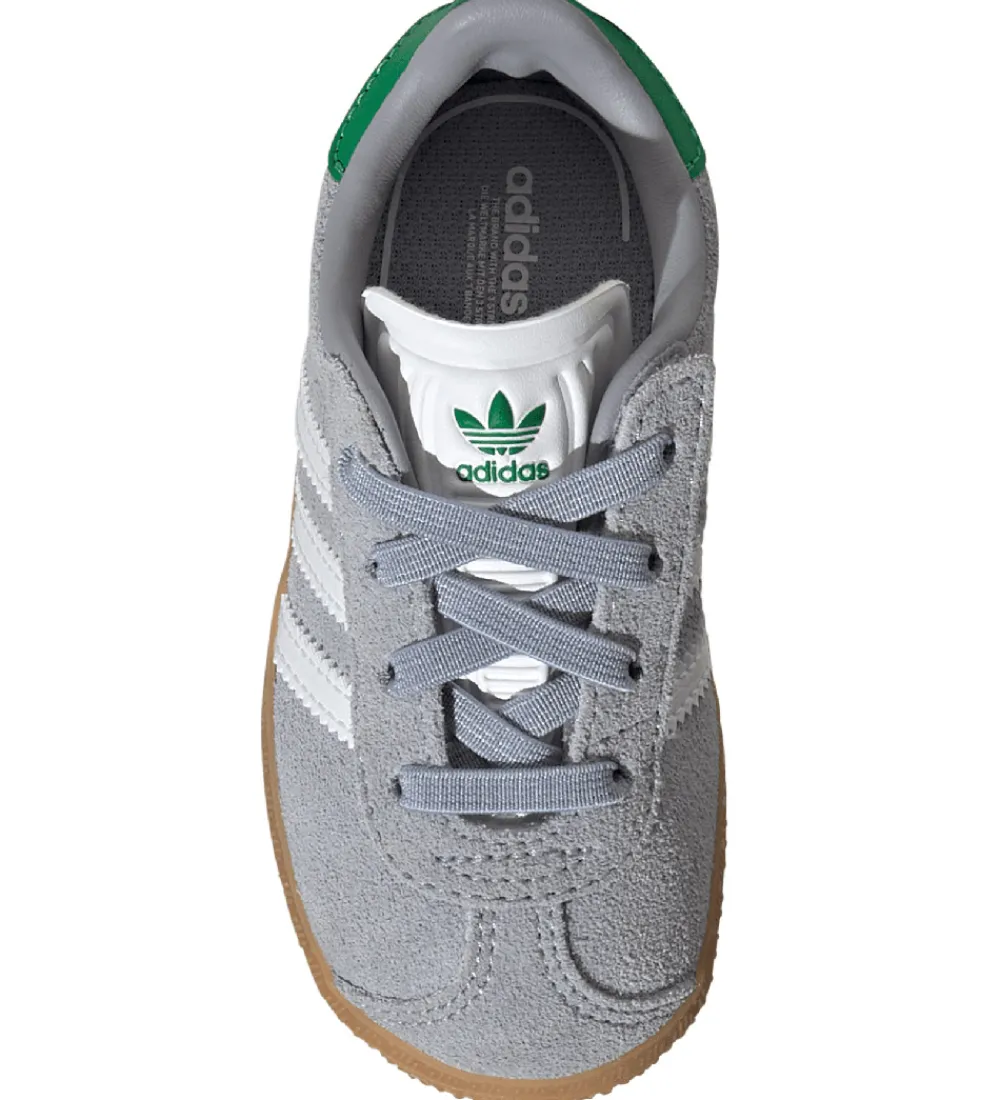 Børn adidas Originals Sneakers|Børnesko Og Babysko|Sko - Gazelle CF EL I - HALSIL/FTWWHT/GREEN