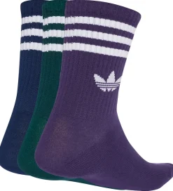 Børn adidas Originals Strømper>Strømper - 3-pak - 3S Crew - Nindig/Aurivy/Aurp
