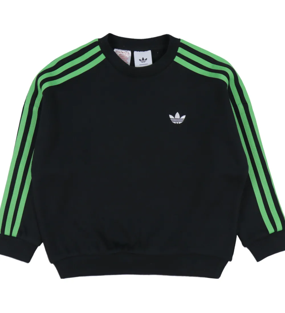 adidas Originals Træningssæt>Sweatsæt - Crew - Minecraft - Sort m. Logo