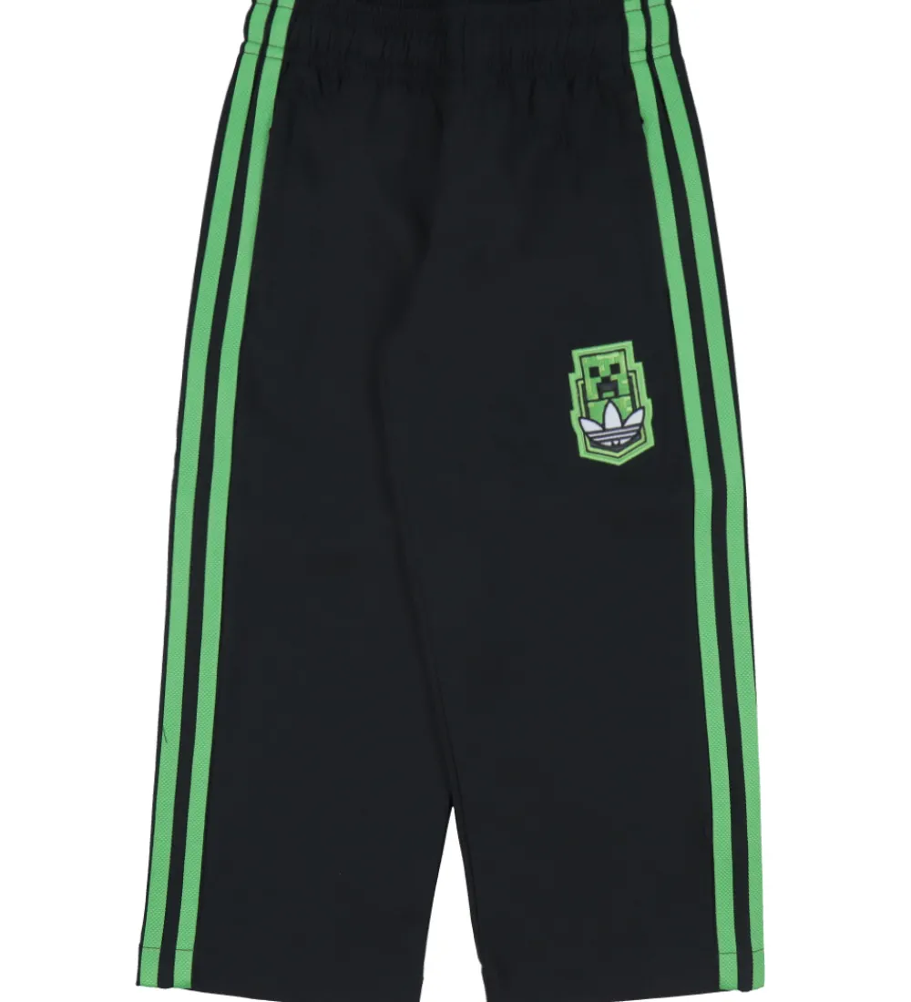 adidas Originals Træningssæt>Sweatsæt - Crew - Minecraft - Sort m. Logo