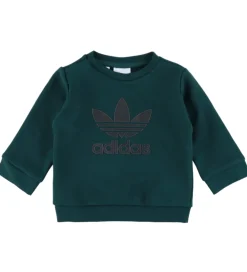 Børn adidas Originals Sweatshirts>Sweatsæt - Crew - Aurivy/Black