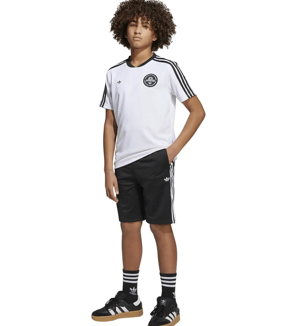 adidas Originals T-Shirts Og Toppe|Træning Og Gymnastik>T-Shirt - Hvid m. Sort