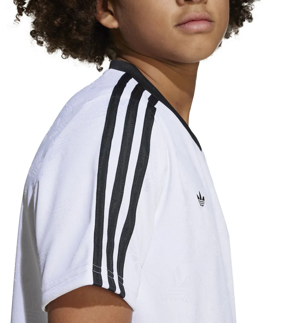 adidas Originals T-Shirts Og Toppe|Træning Og Gymnastik>T-Shirt - Hvid m. Sort