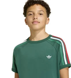 Børn adidas Originals Pigetøj|Drengetøj></noscript>T-shirt - 3S - Drkgrn/White