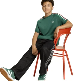 Børn adidas Originals Pigetøj|Drengetøj></noscript>T-shirt - 3S - Drkgrn/White