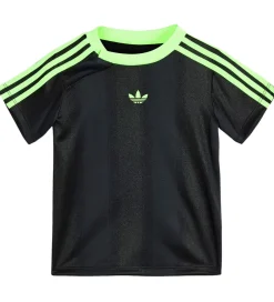 adidas Originals T-Shirts Og Toppe|Træning Og Gymnastik>T-shirt/Short - Sort/Signal Green