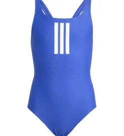 Børn adidas Performance Badetøj|Badedragt - 3S Mid Suit Gy - Selubl/White