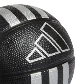 adidas Performance Bolde></noscript>Basketbold - Str. 3 - Mini - Sort/Sølv