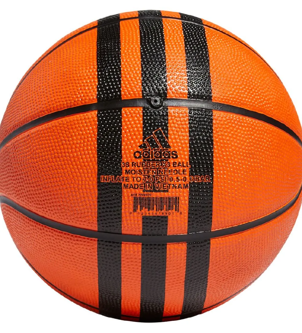 adidas Performance Bolde|Basketbold - 3S Rubber X3 - Orange/Sort