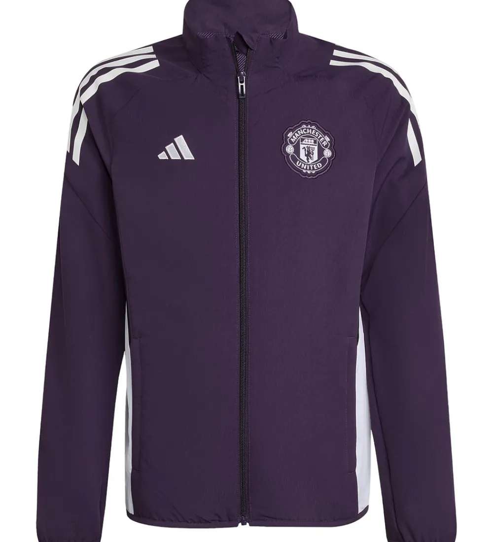 adidas Performance Fodbold|Cardigan - Manchester United - Aurora Plum/Hv