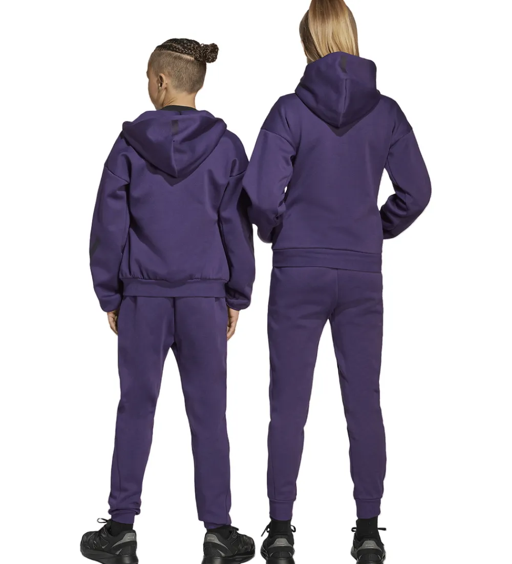 Børn adidas Performance Cardigans>Cardigan - J Z.N.E.FZ - Aurplu/Aurbla