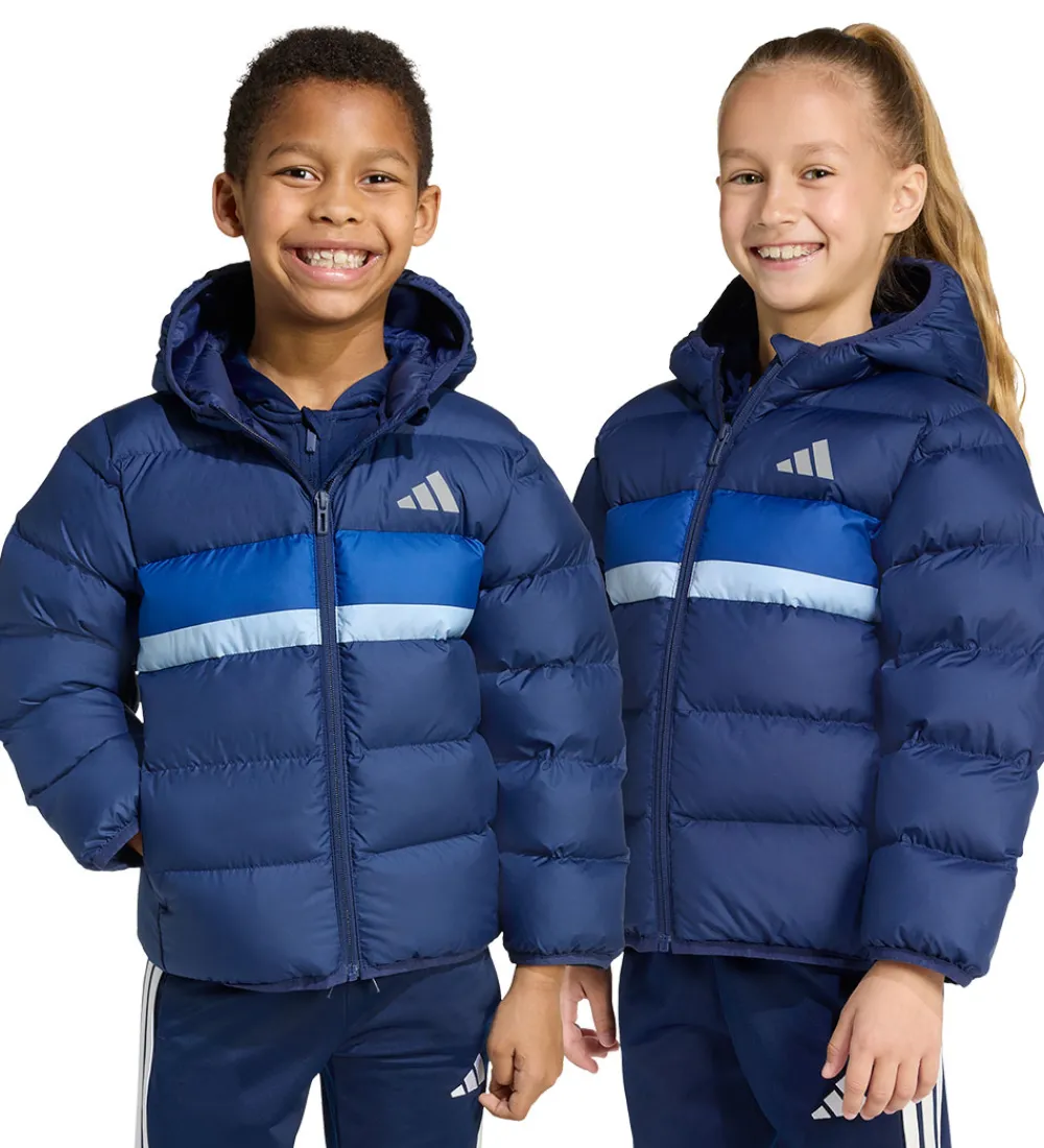 Børn adidas Performance Overgangsjakker|Dunjakker Og Dynejakker|Dynejakke - LK SD - Dkblue/Royblu/Globlu