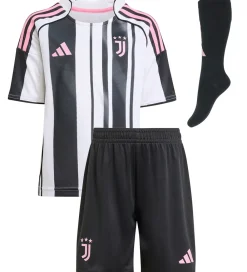 adidas Performance Fodboldtrøjer|Fodboldshorts>Fodboldsæt - Juventus - Hvid/Sort m. Logo