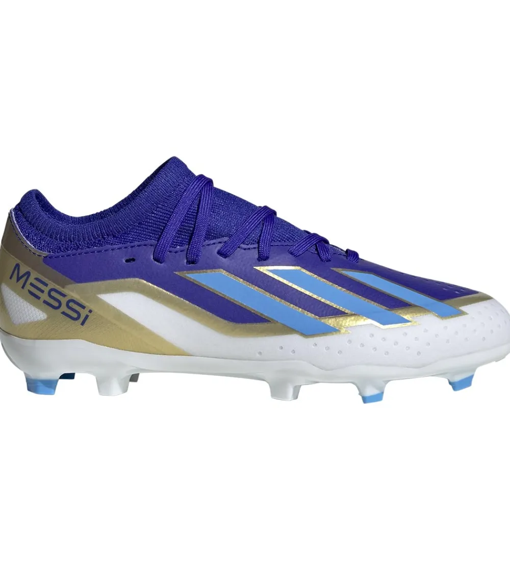 adidas Performance Fodboldstøvler - Græs (Fg)|Fodboldstøvler - X Crazyfast League - Blå/Hvi