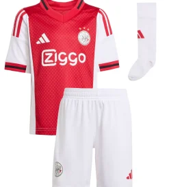 adidas Performance Fodboldshorts|Fodbold|Fodboldsæt - AJAX H MINI - Hvid/Rød