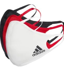 adidas Performance Mundbind>Mundbind - 3-pak - Sort/Hvid/Rød