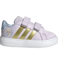 Børn adidas Performance Sneakers|Børnesko Og Babysko|Sko - Grand Court Elsa I - Icelav/Golsmt/Glob