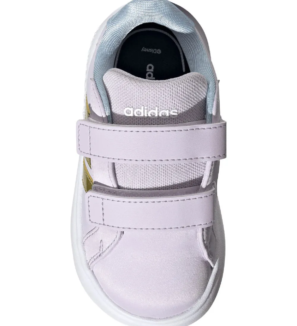 Børn adidas Performance Sneakers|Børnesko Og Babysko|Sko - Grand Court Elsa I - Icelav/Golsmt/Glob
