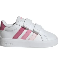 Børn adidas Performance Sneakers|Børnesko Og Babysko>Sko - Grand Court 3.0 CF - Ftwwht/Pnkfus/Blip