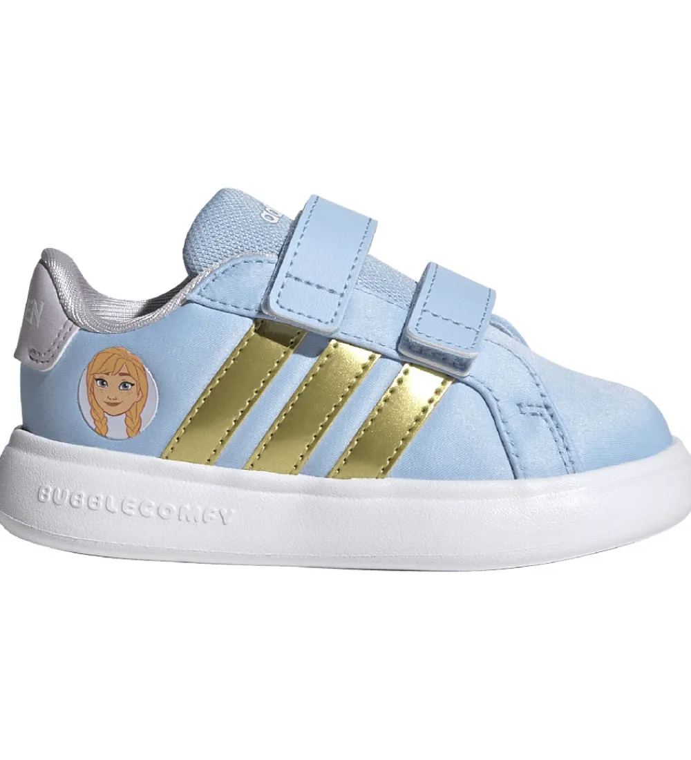 Børn adidas Performance Sneakers|Børnesko Og Babysko|Sko - Grand Court Anna I - Bloblu/Goldmt/Icel