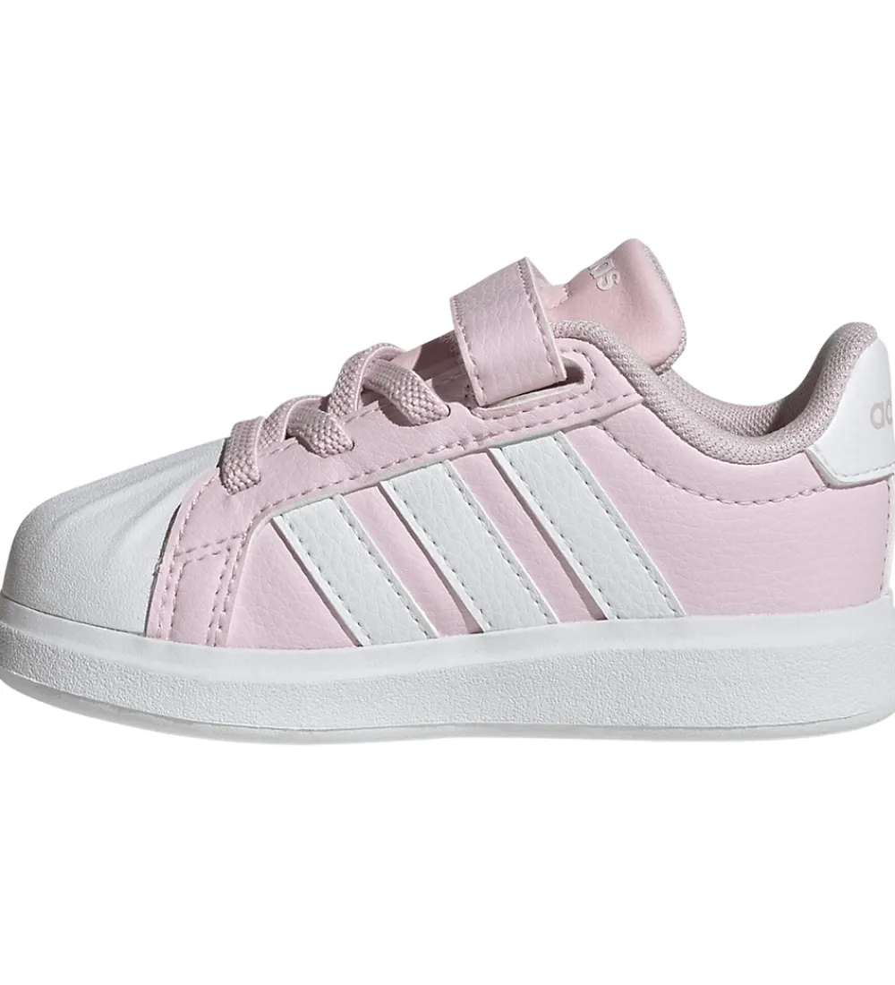 Børn adidas Performance Sneakers|Børnesko Og Babysko>Sko - Streettalk El I - Wide - Clpink/Ftwwht