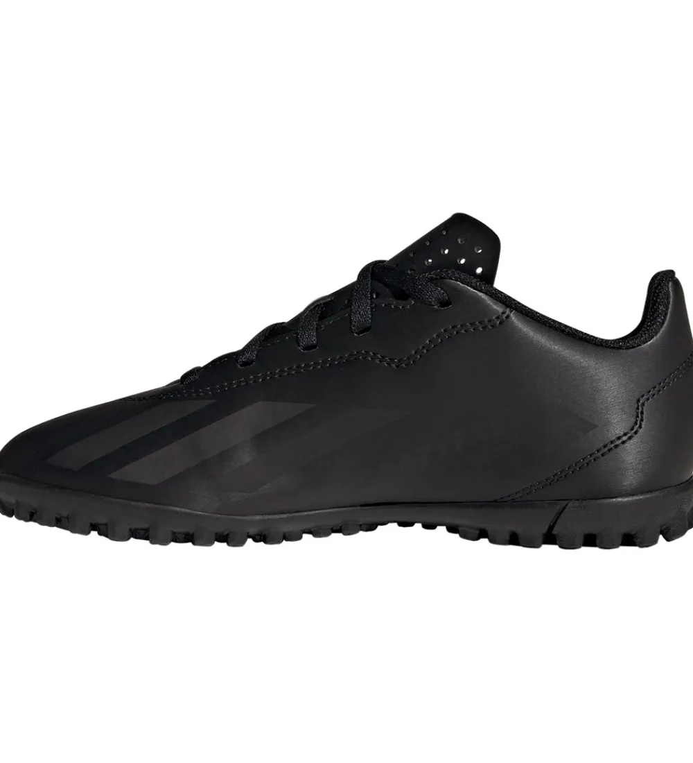 adidas Performance Fodboldstøvler - Grus (Tf)>Sko - X CRAZYFAST.4 TF J - Sort