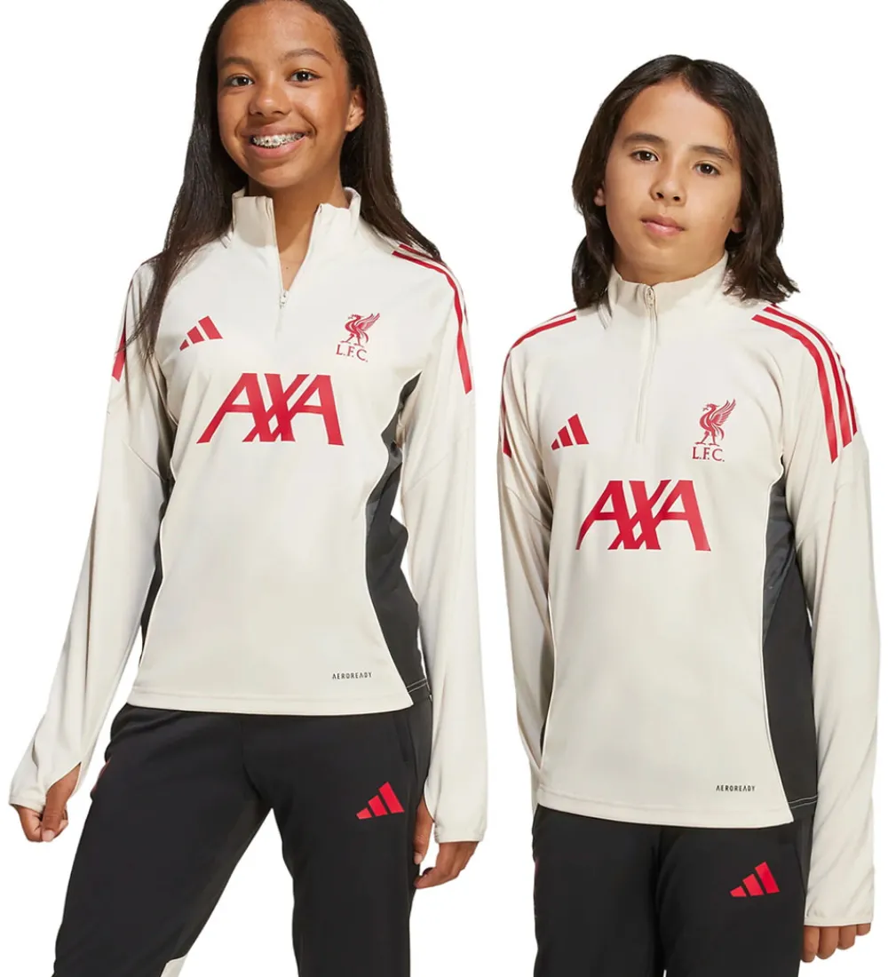 adidas Performance T-Shirts Og Toppe|Træning Og Gymnastik>Træningsbluse - Liverpool - Wonder White