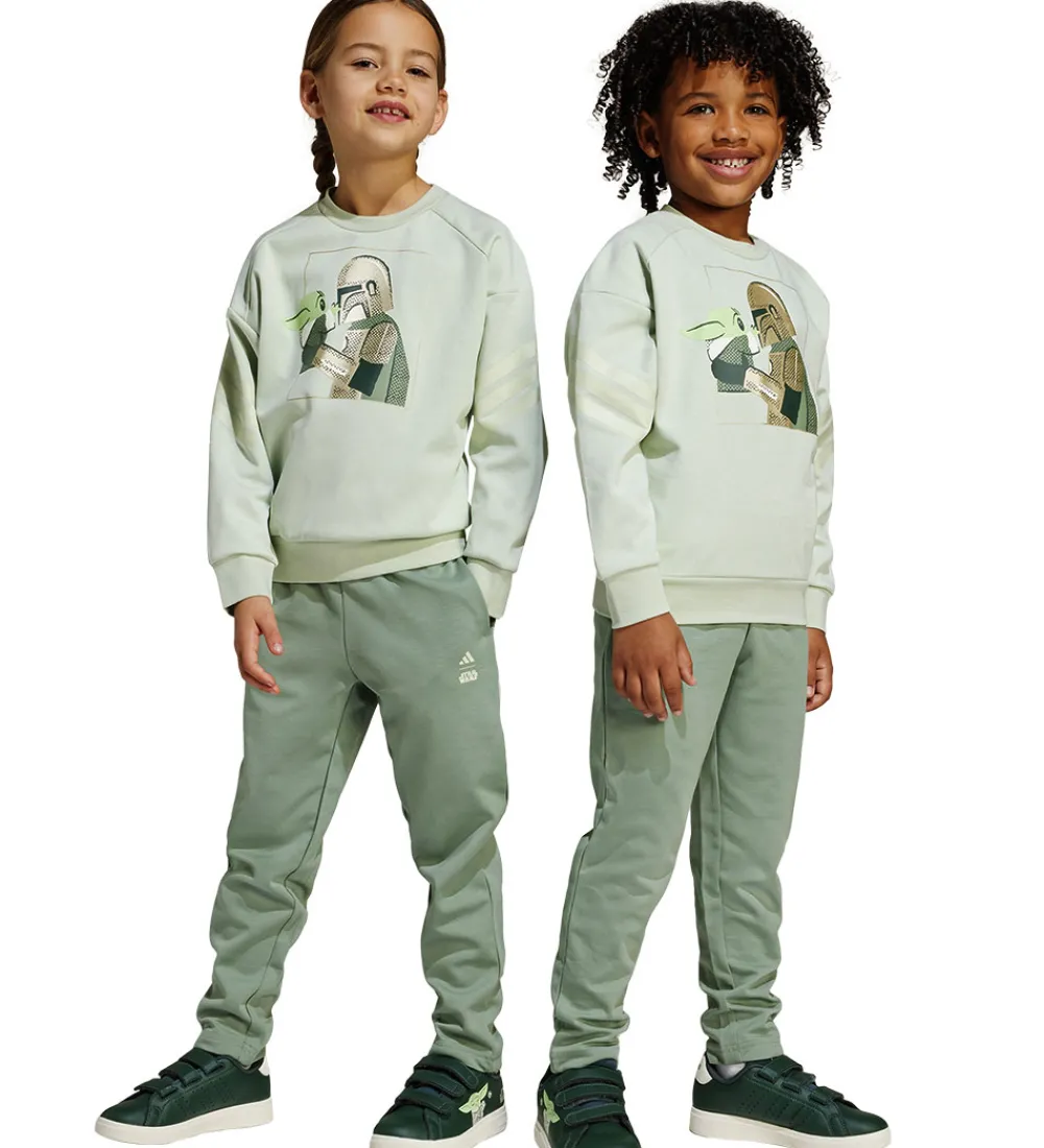 adidas Performance Træningssæt|Træningssæt - LK Sw Mndo Jog - Lingrn/Cybemt