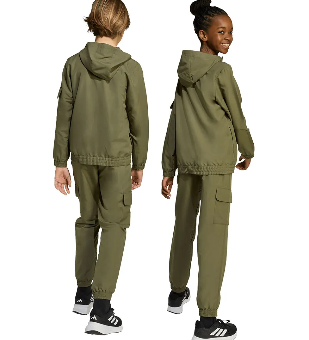 adidas Performance Træningssæt|Træning Og Gymnastik>Træningssæt - Olive Strata/Hvid