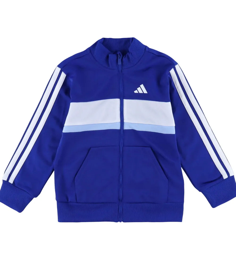 adidas Performance Træningssæt>Træningssæt - I 3S TIB TS - Royblu/Globlu/Hvi