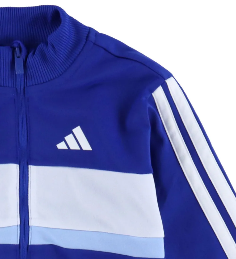 adidas Performance Træningssæt>Træningssæt - I 3S TIB TS - Royblu/Globlu/Hvi