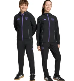 Børn adidas Performance Træningsbukser|Træning Og Gymnastik|Træningsbukser - MUFC C VT P Y - Sort/Purrus