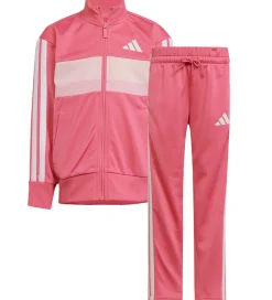 adidas Performance Træningssæt|Træningssæt - LK 3S TIB TS - Pnkfus/White/Clp