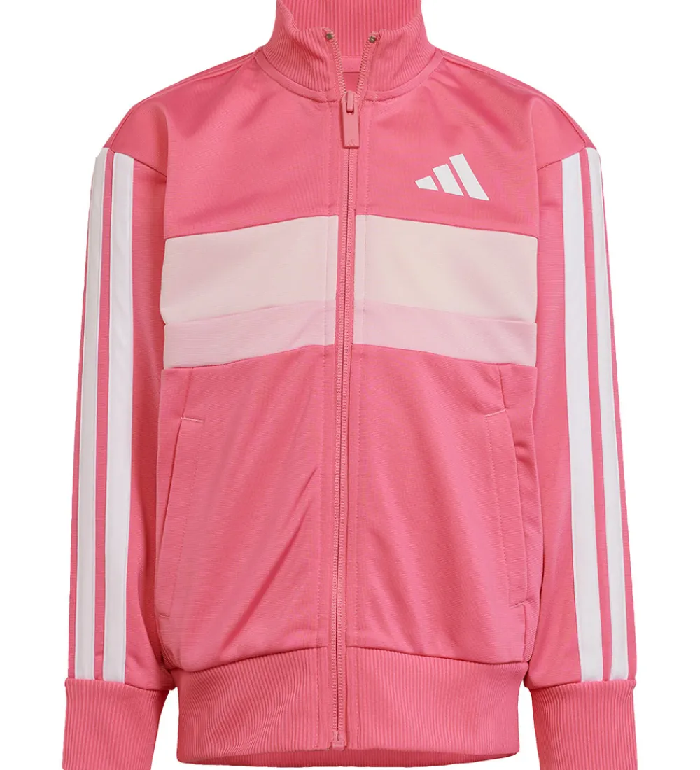 adidas Performance Træningssæt|Træningssæt - LK 3S TIB TS - Pnkfus/White/Clp