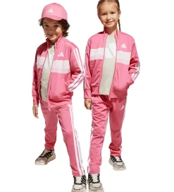 adidas Performance Træningssæt|Træningssæt - LK 3S TIB TS - Pnkfus/White/Clp