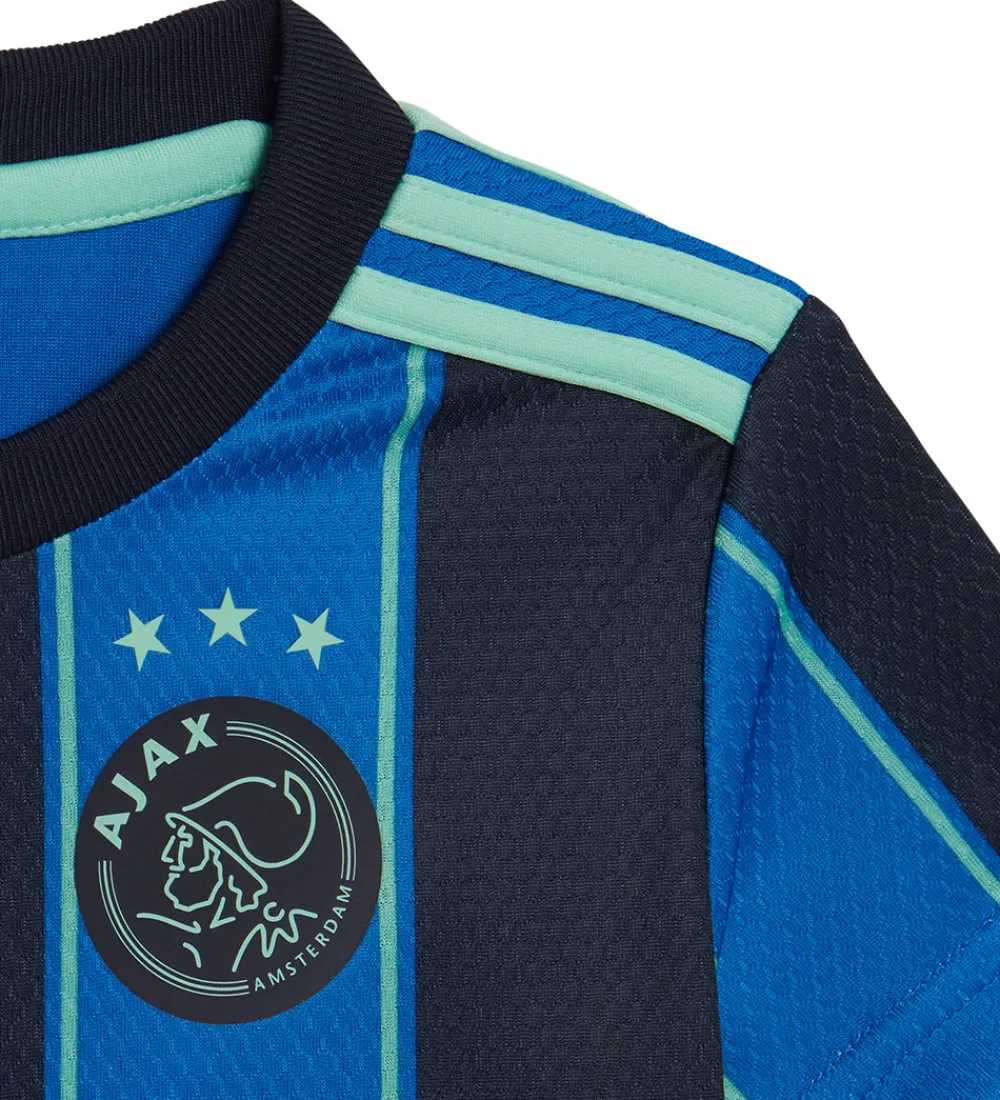 adidas Performance Fodboldtrøjer|Fodboldshorts>Udebanesæt - Ajax Amsterdam - GloBlu/Legin