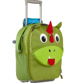 Børn Affenzahn Børnekufferter|Trolley - Dragon - Grøn