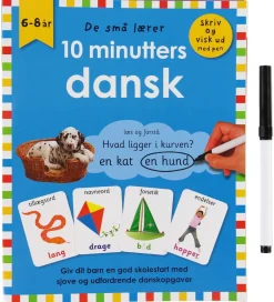 Alvilda Læringsbøger>Aktivitetsbog - Skriv og Visk ud - 10 Minutters Dan - Da