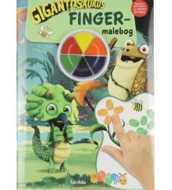 Alvilda Malebog>Bog - Fingermalebog m. Gigantosaurus - Dansk