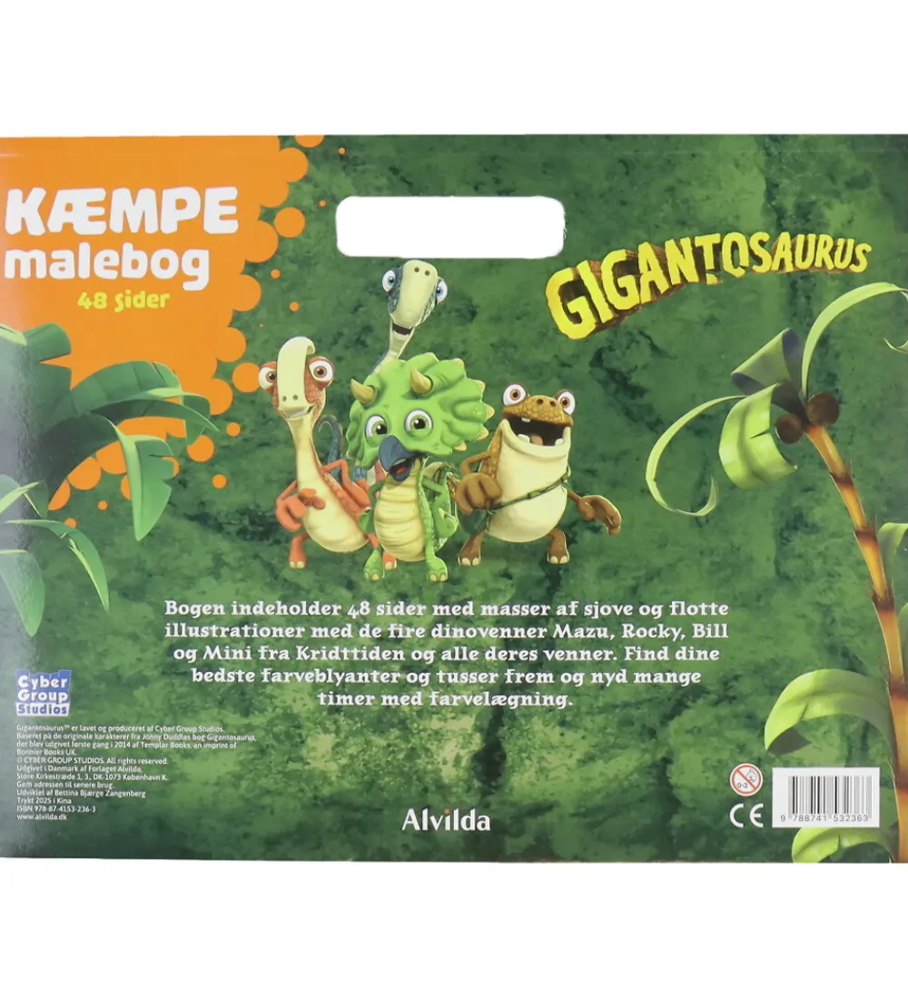 Alvilda Malebog>Malebog - 48 Sider - Gigantosaurus