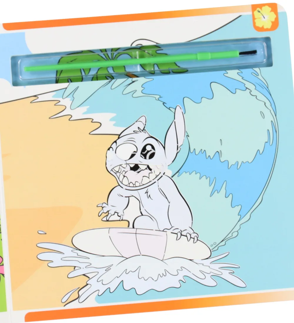 Alvilda Malebog|Kreativ Leg|Malebog - Mal Med Vand - Disney Stitch - DA