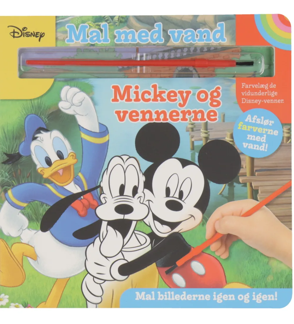 Alvilda Malebog>Malebog - Mal Med Vand - Disney Mickey Og Venner